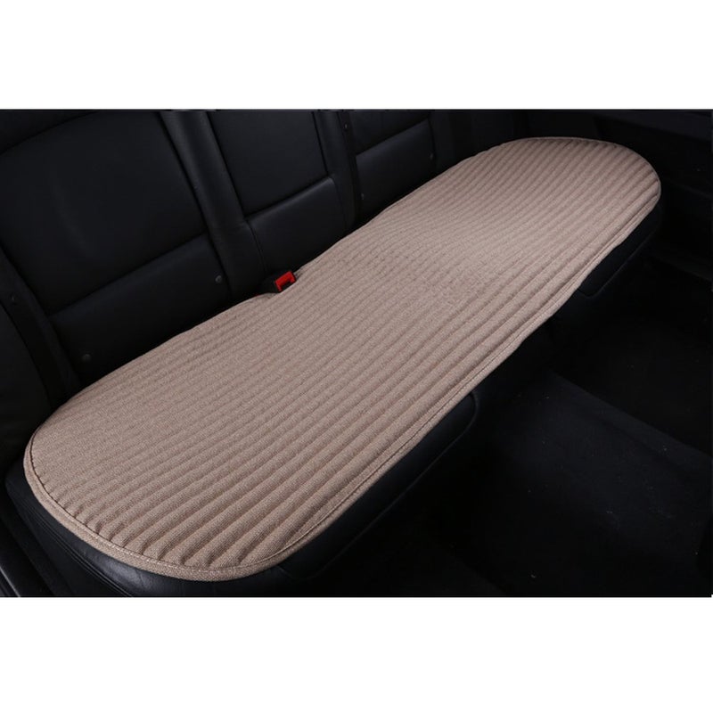Suninbox Rear Car Seat Covers, Buckwheat Hulls Comfortable, Ventilated Pads, Anti-Skid, [Beige Seat Cushion] - Image 1